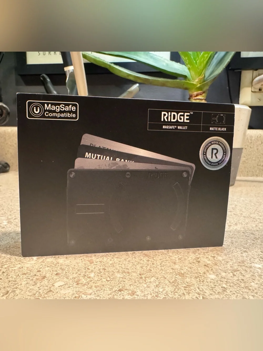 RIDGE WALLET | MAGSAFE • ‘MATTE BLACK’